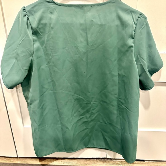 Chic Me Puff Sleeve Top & High Waist Cuffed Pant Set - Picture 15 of 16